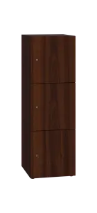 DOMINIT 33 úložná skříň 3-boxová, 1367x450x400 mm, ořech královský